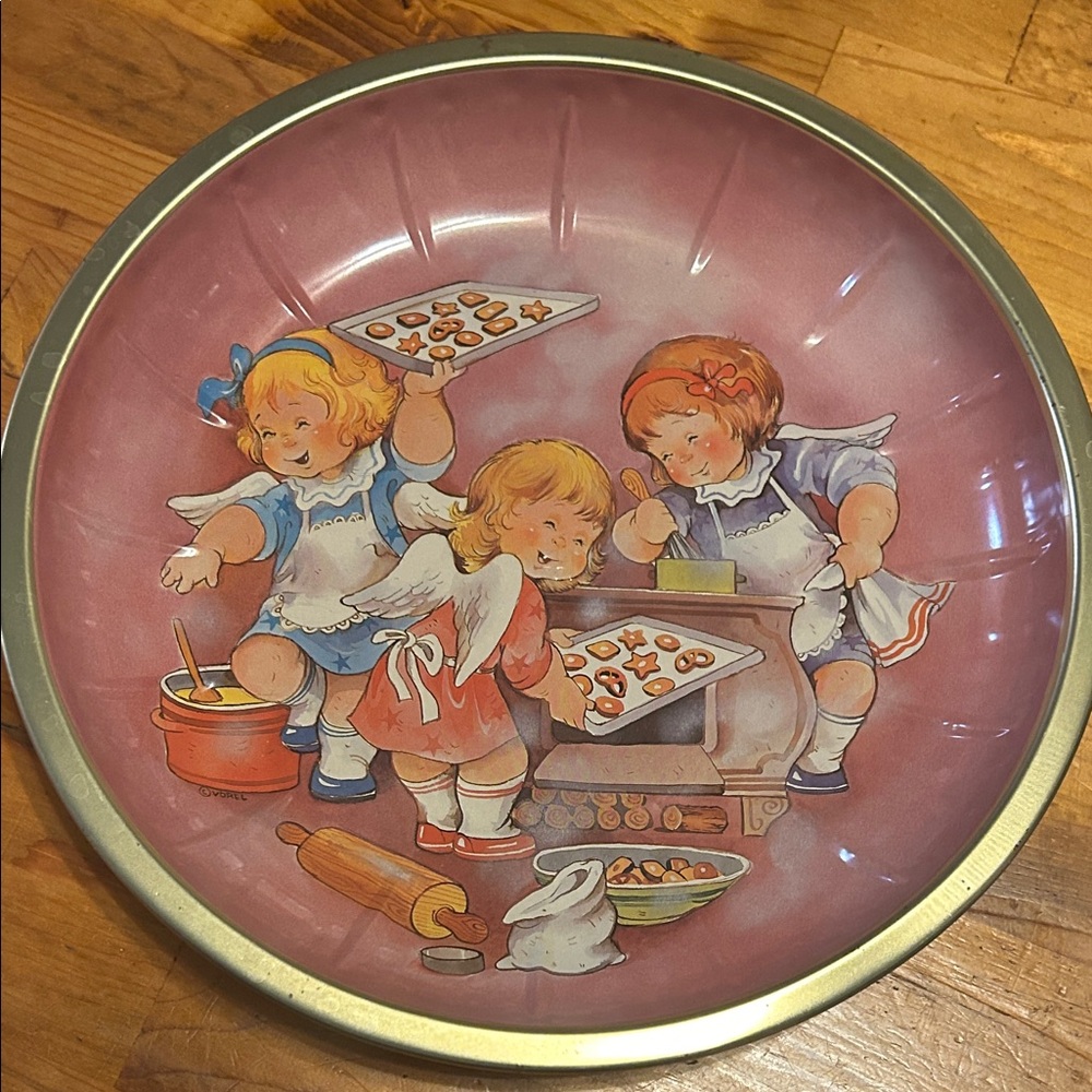 HP Gold-Toned Metal Surface 3 Angels rare Vintage